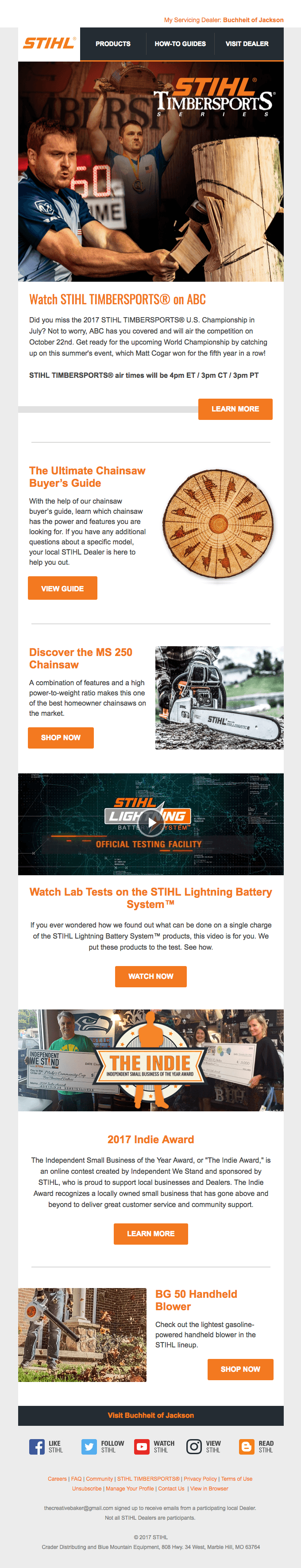 Here’s Your Latest STIHL Update