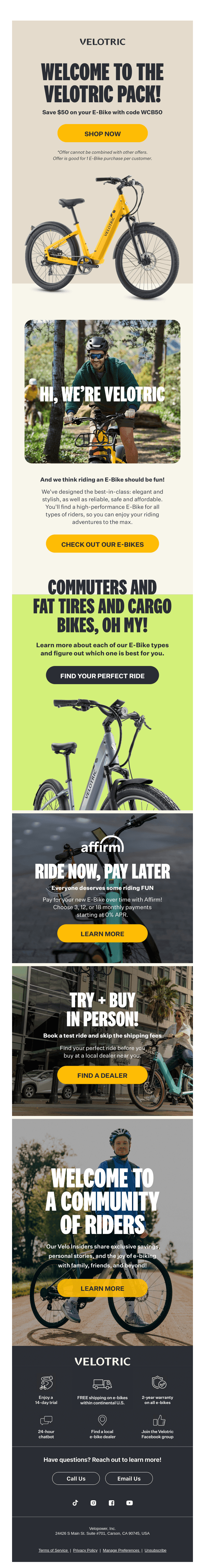 Hit the road with Velotric! 🚲