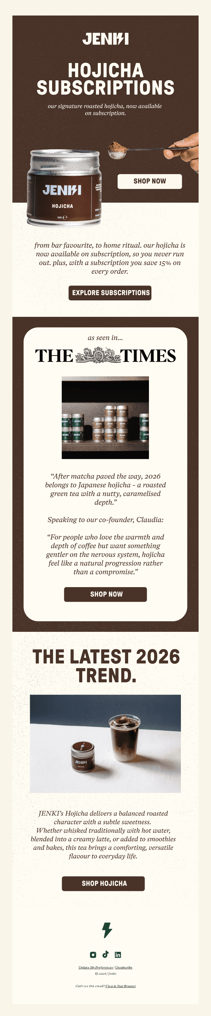 Hojicha On Repeat?