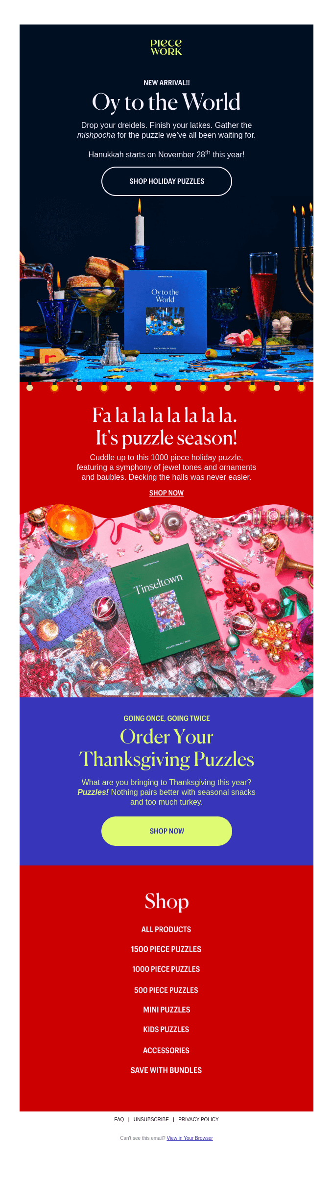 Holiday Puzzles!!