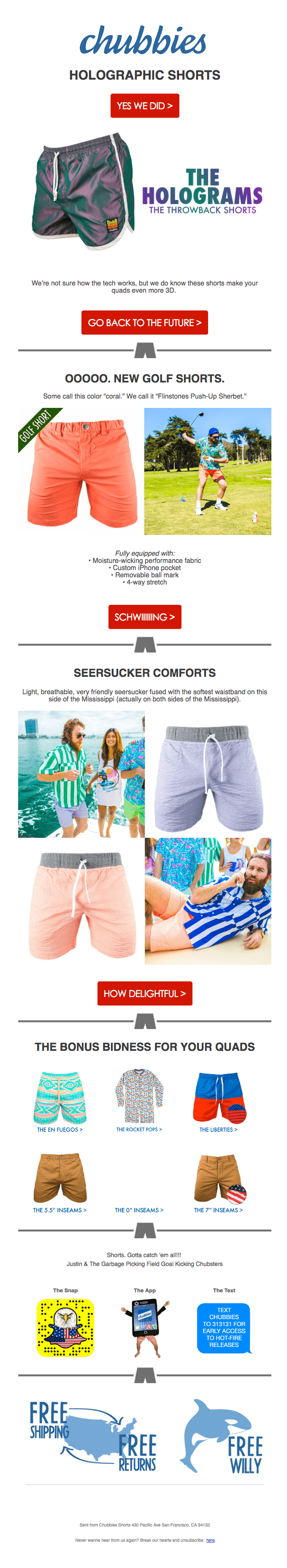 Hologram Shorts?!