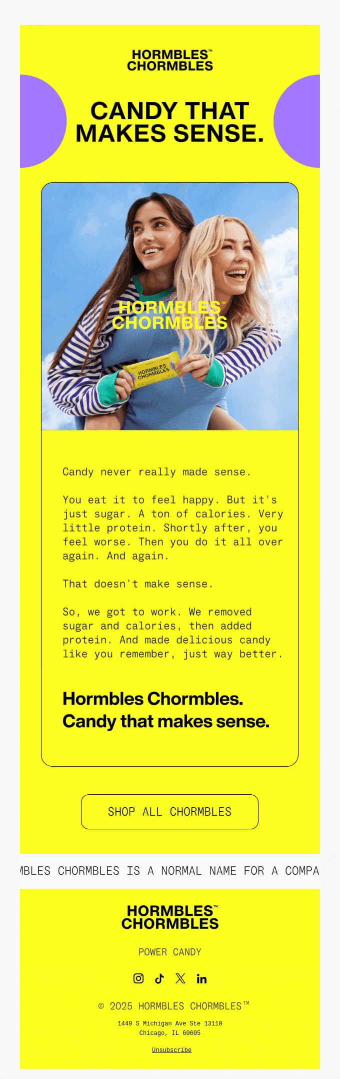 Hormbles Chormbles Makes Sense