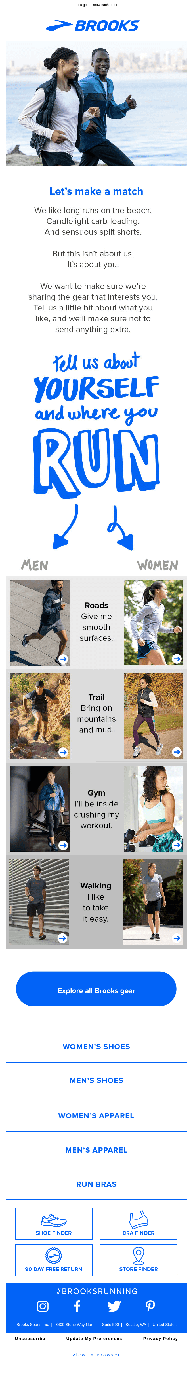 How do you run?