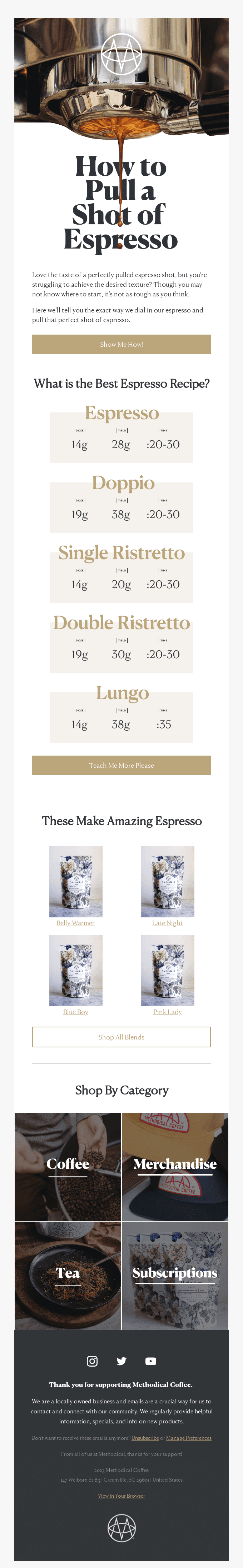 ☕️  How to Pull an Espresso Shot