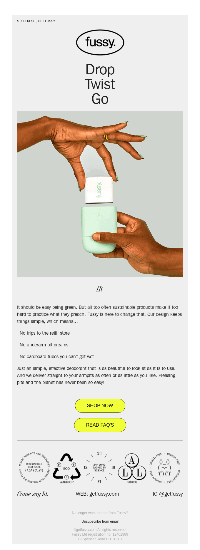 How To Smell Like A Hero ♻️