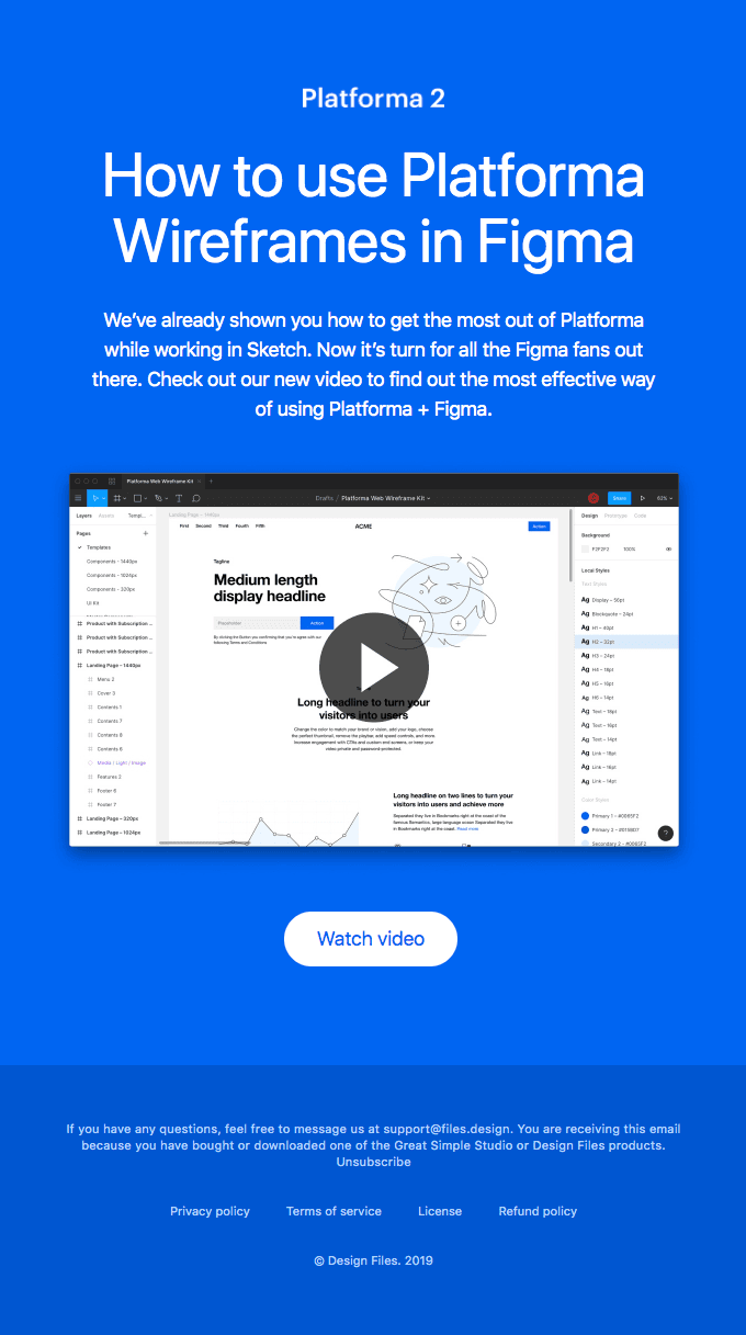 How to use Platforma in Figma