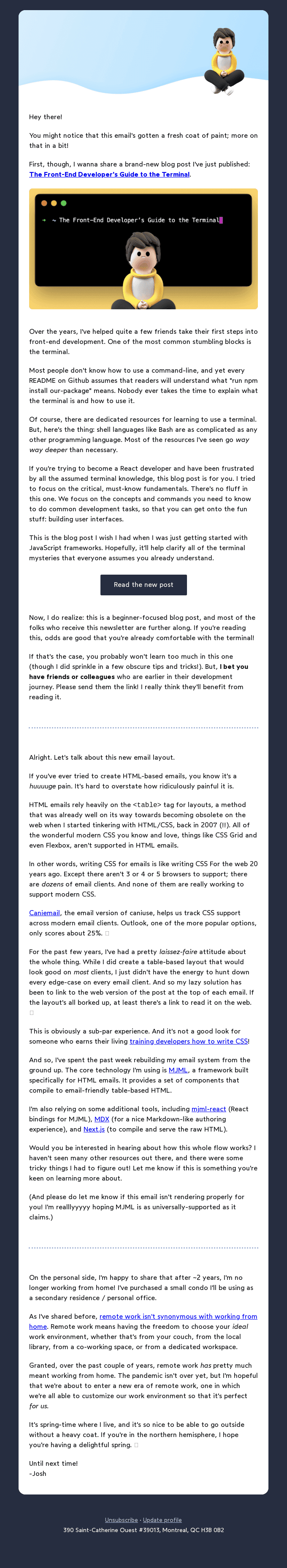 HTML emails are so much fun 🙄