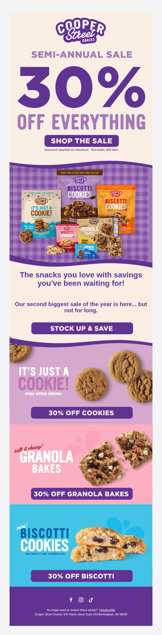 HUGE SALE ALERT❗30% off Starts Now🍪