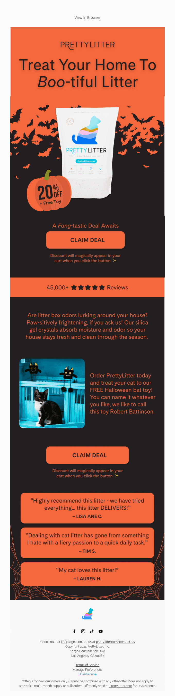 ICYMI: FREE Bat Toy + 20% Off