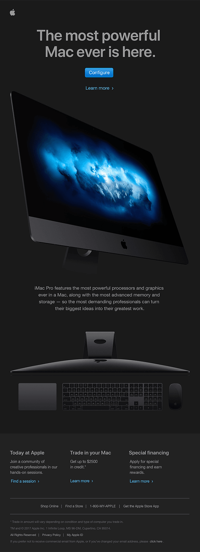 iMac Pro. Now available online.