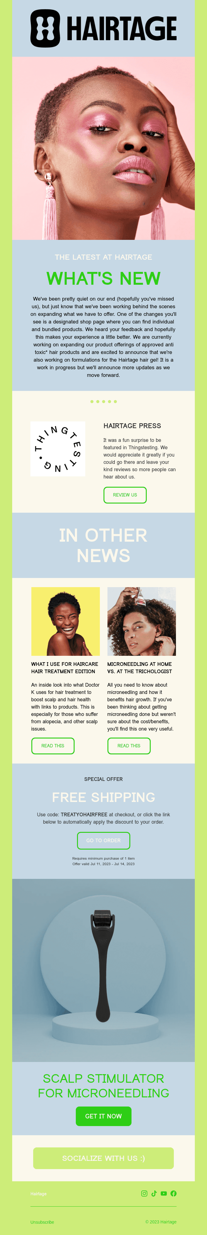 In other hair news.