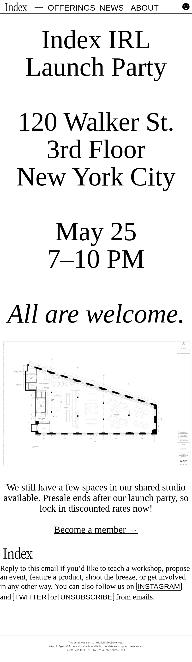 Index IRL Launch Party