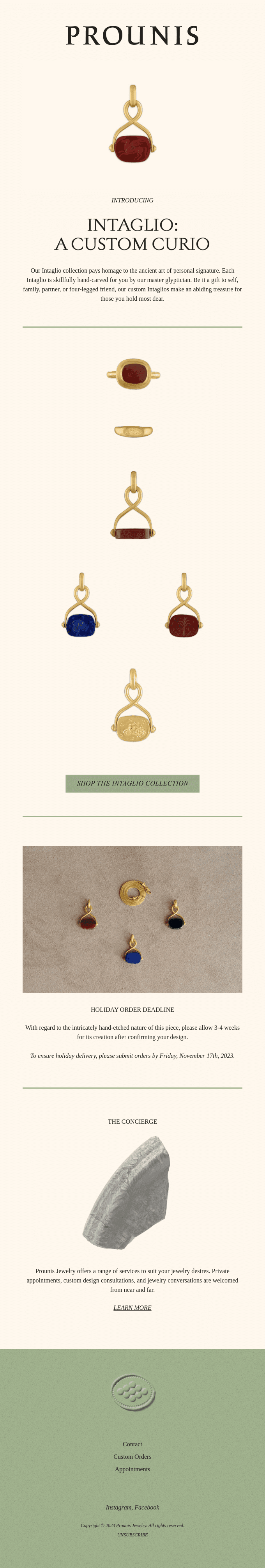 Intaglio: A Custom Curio
