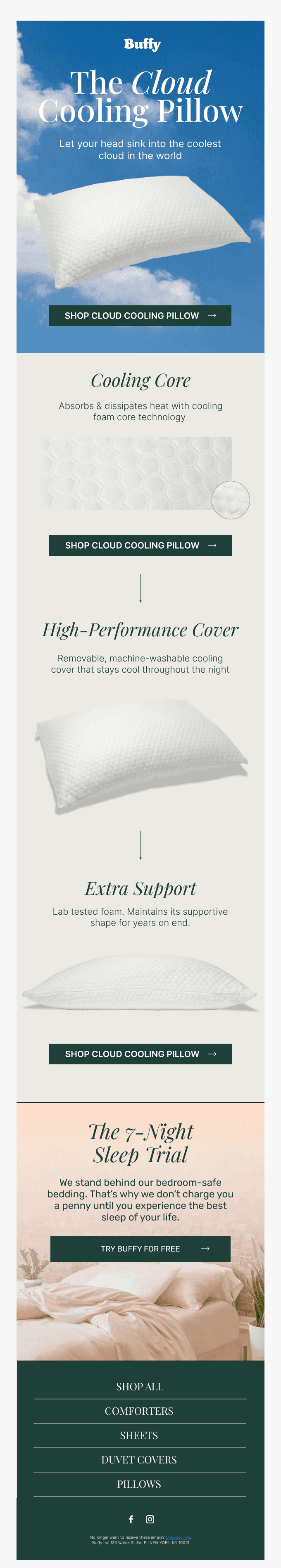 Introding: Cloud Cooling Pillow