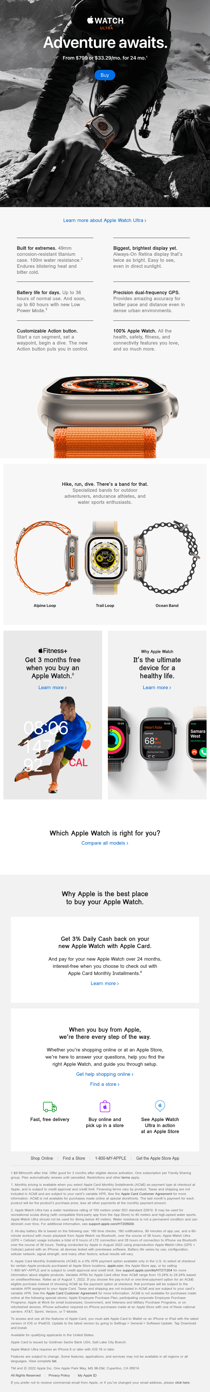 Introducing Apple Watch Ultra.