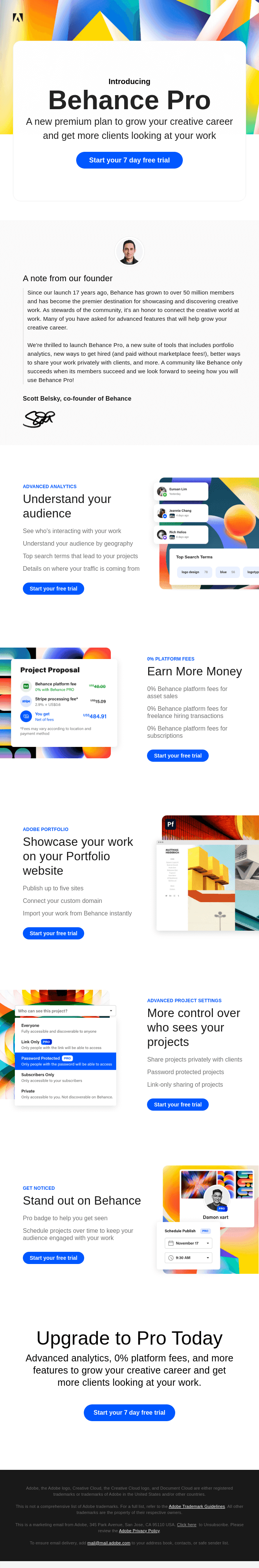 Introducing Behance Pro