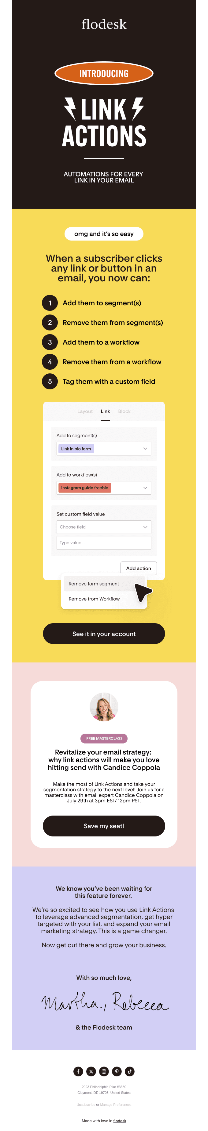 Introducing: Link Actions ⚡