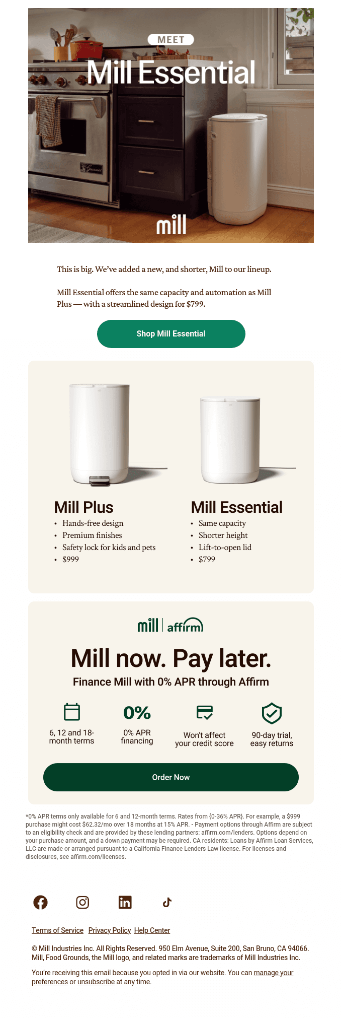 Introducing Mill Essential
