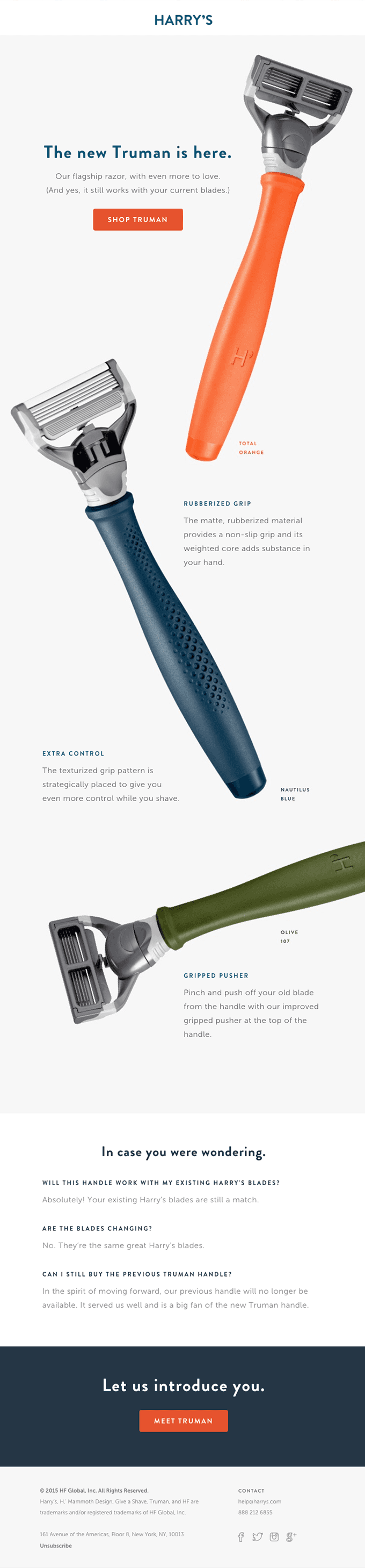 Introducing our new Truman Razor