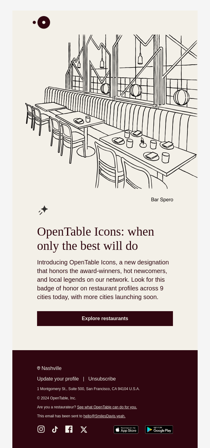 🍾 Introducing OpenTable Icons