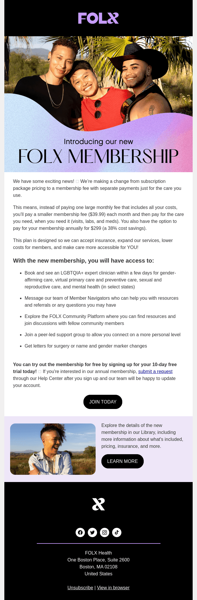 Introducing our new membership 👀