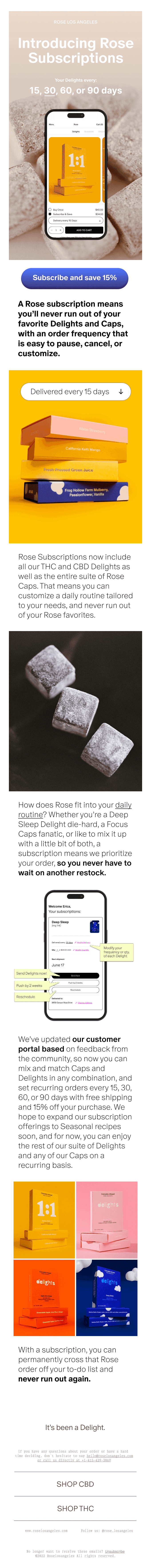 Introducing Rose Subscriptions