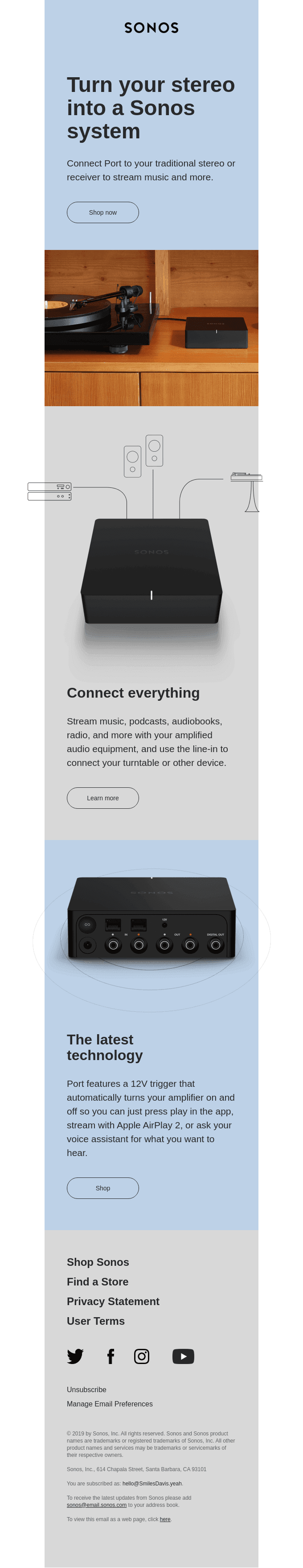 Introducing Sonos Port