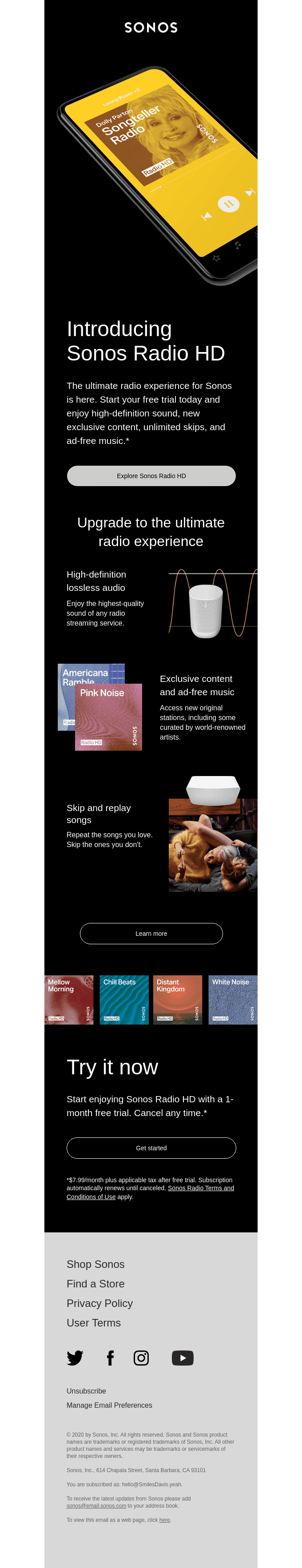 Introducing Sonos Radio HD