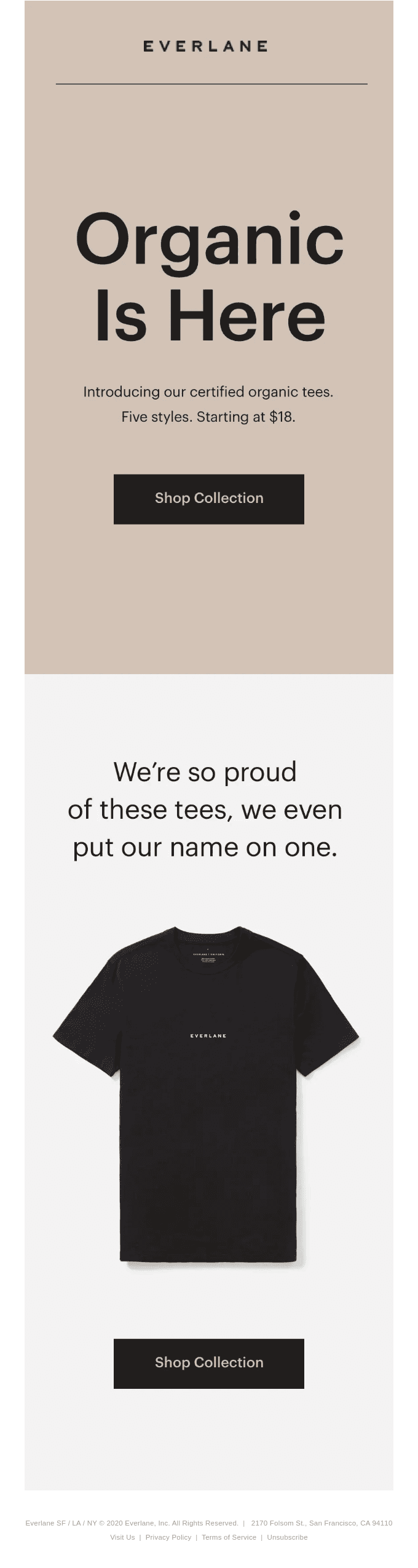 Introducing The $18 Organic Tee