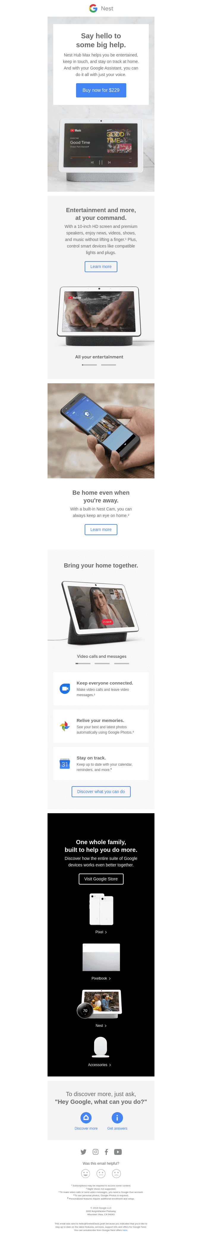 Introducing the Nest Hub Max