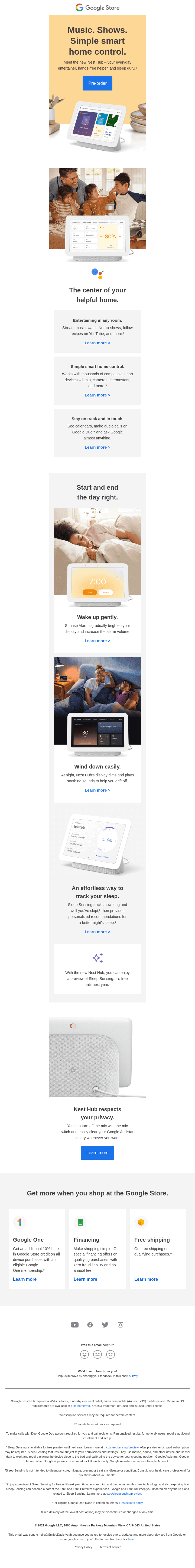 Introducing the new Nest Hub