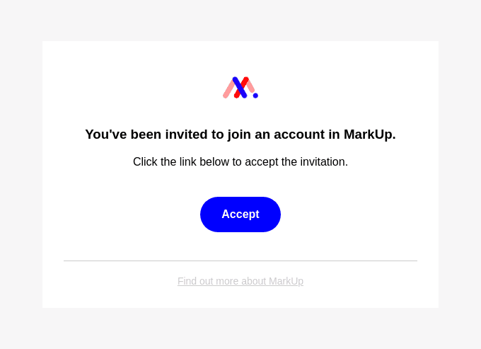 - Invitation to collaborate