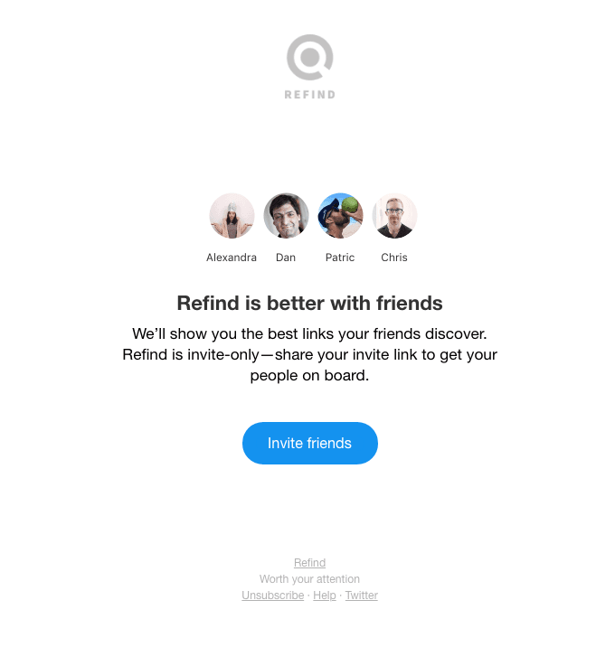Invite your friends
