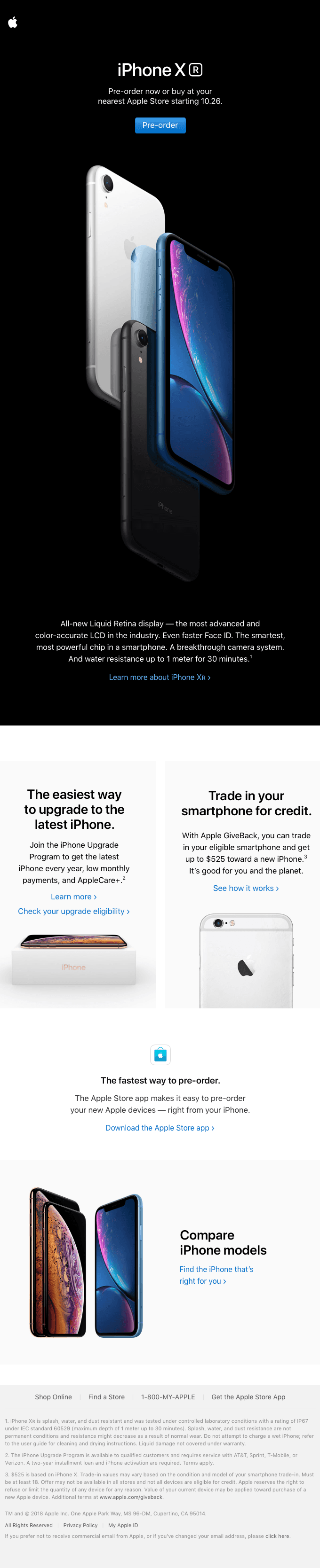 iPhone XR. Pre-order now.