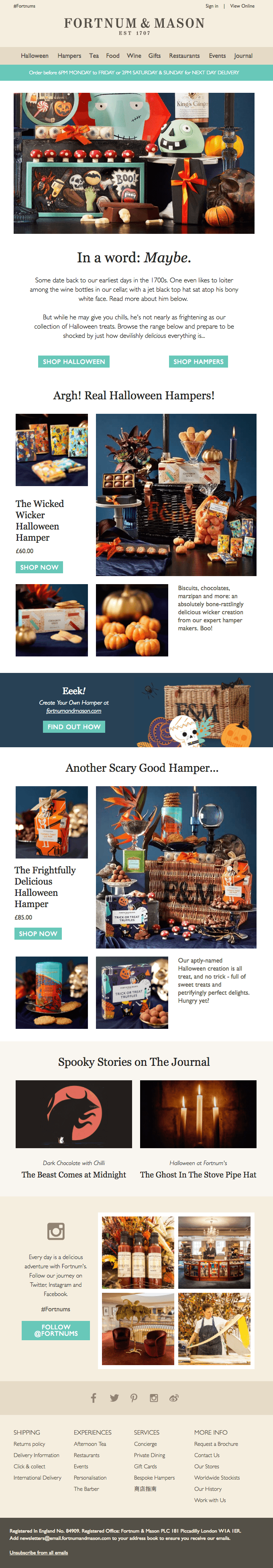 Is Fortnum’s haunted? 👻