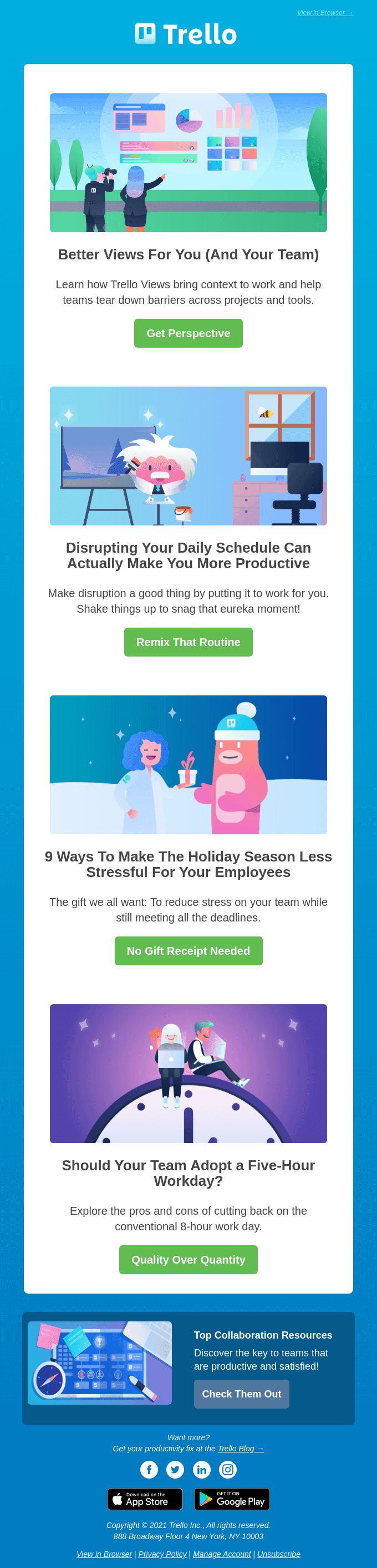 Is the 5-hour workday here?
