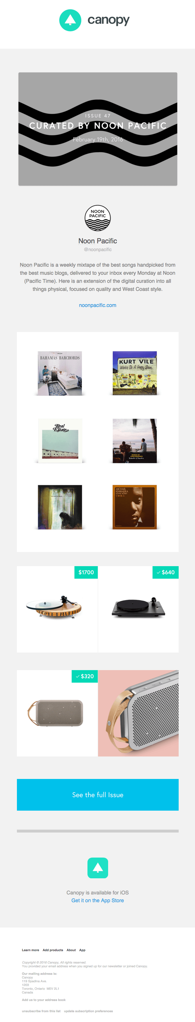 Issue 47: Curated by Noon Pacific