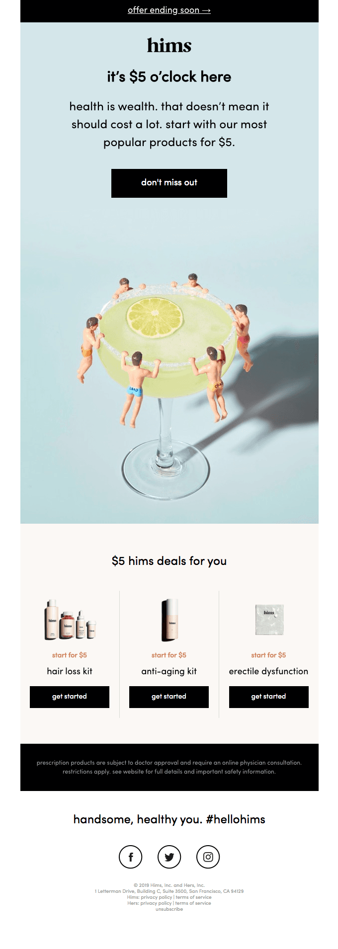 🍹it’s $5 o’clock here