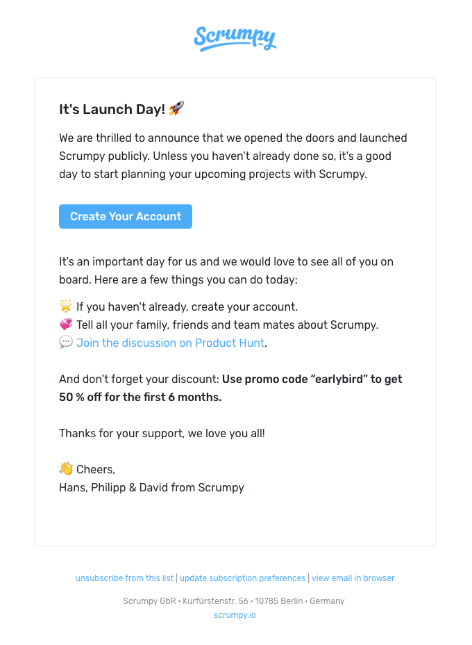 It's Launch Day!