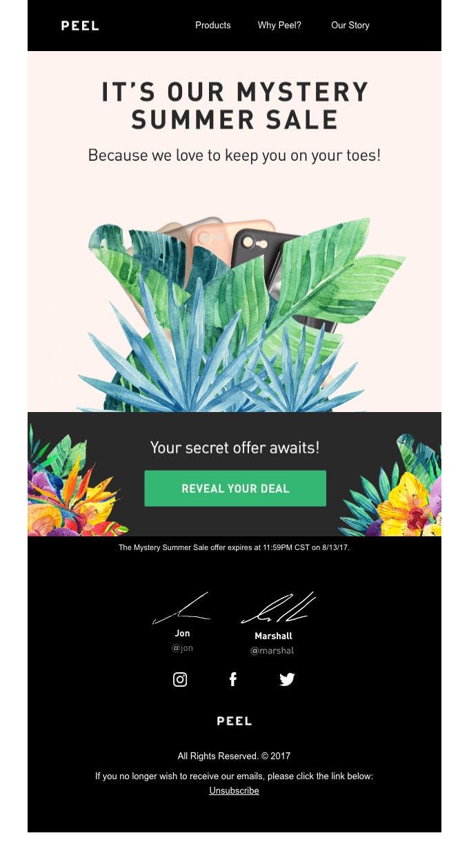 It’s Our Mystery Summer Sale