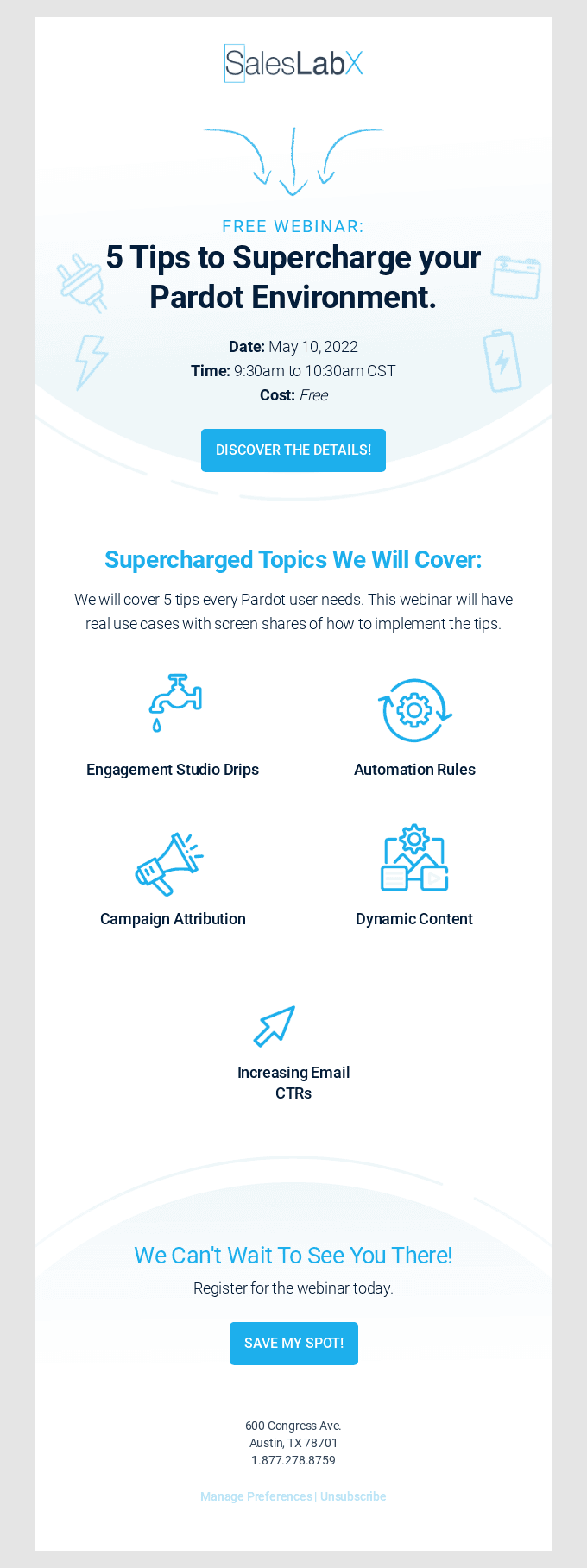 Join our free Pardot webinar!
