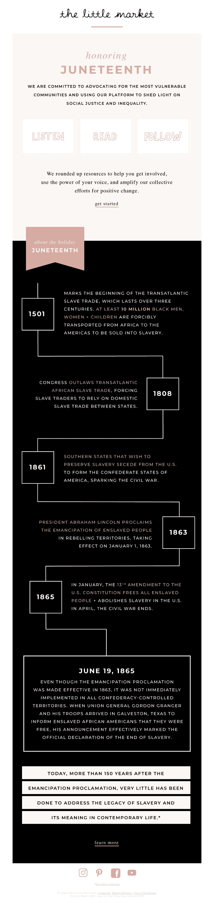 Join Us in Honoring Juneteenth