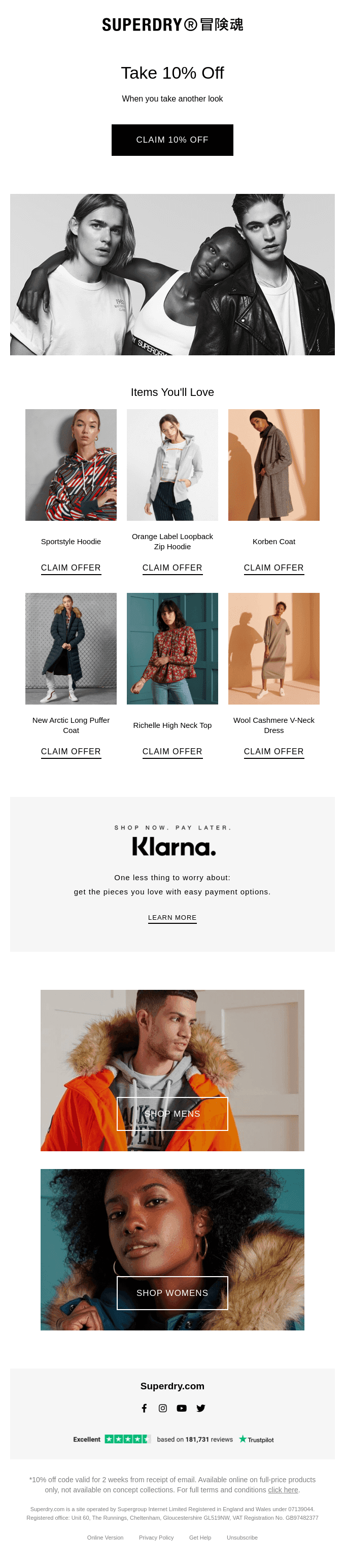 Just For You: 10% Off