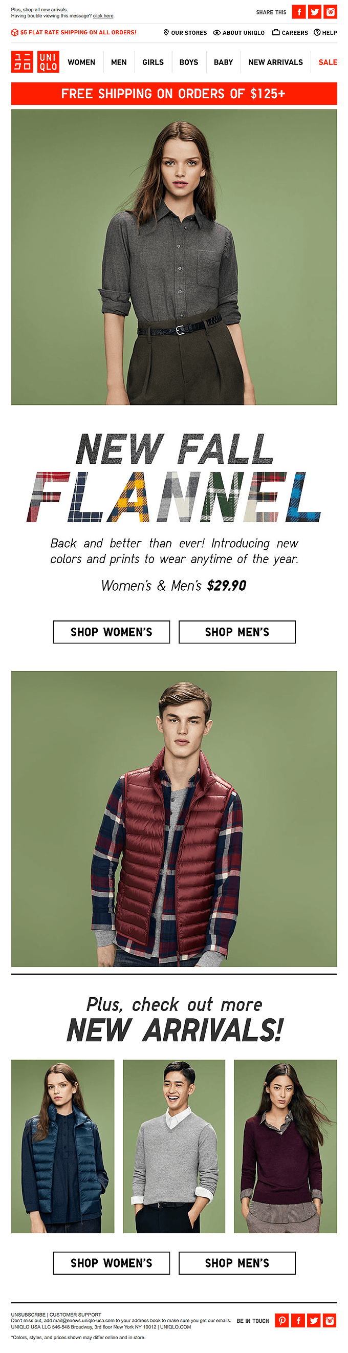 Just In! New Fall Flannel.