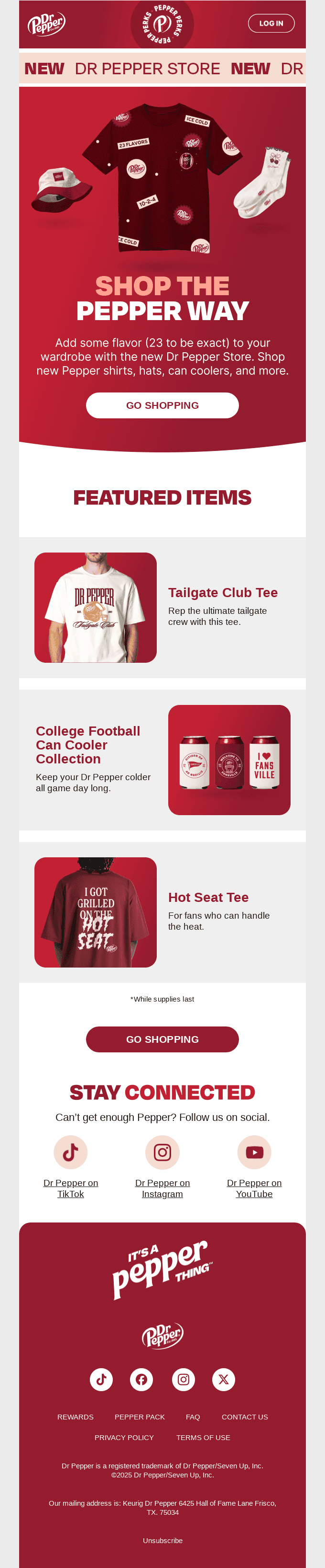 Just in: New Pepper merch 🔥
