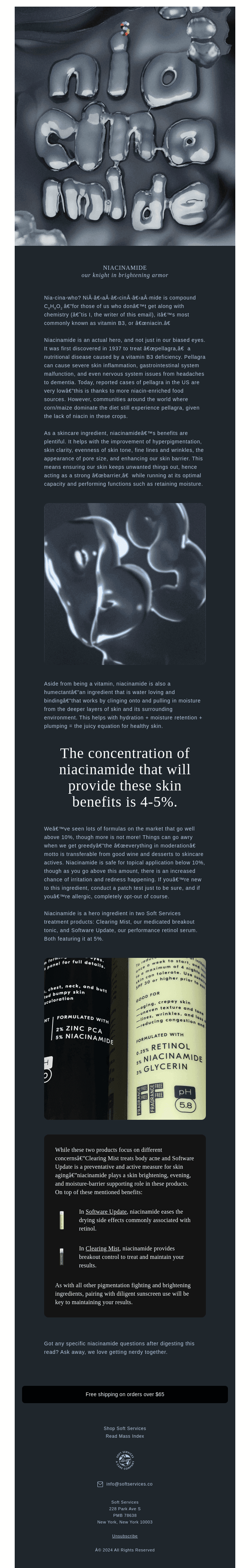 Keep calm and niacinamide on.