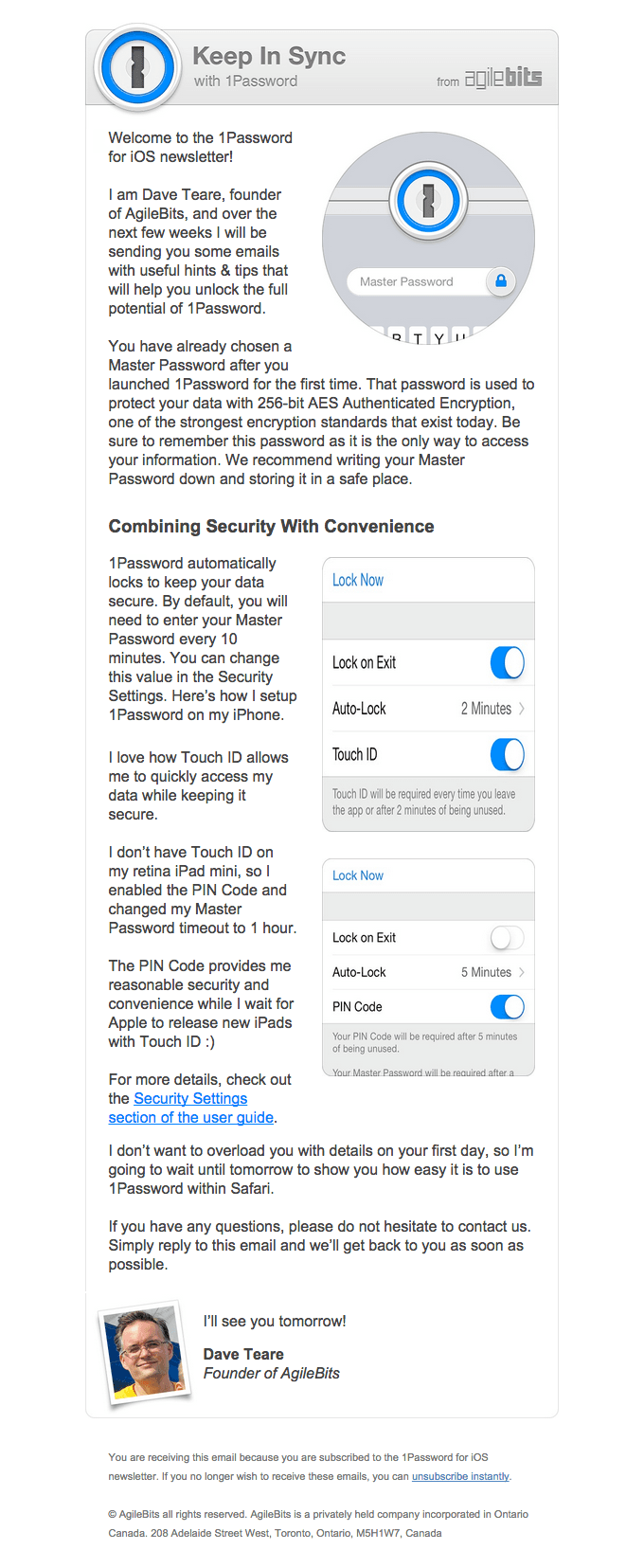 Keep In Sync: Welcome to 1Password!