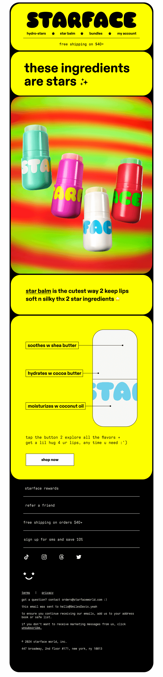 KEEP LIPS HYDRATED W STAR BALM ⭐💦