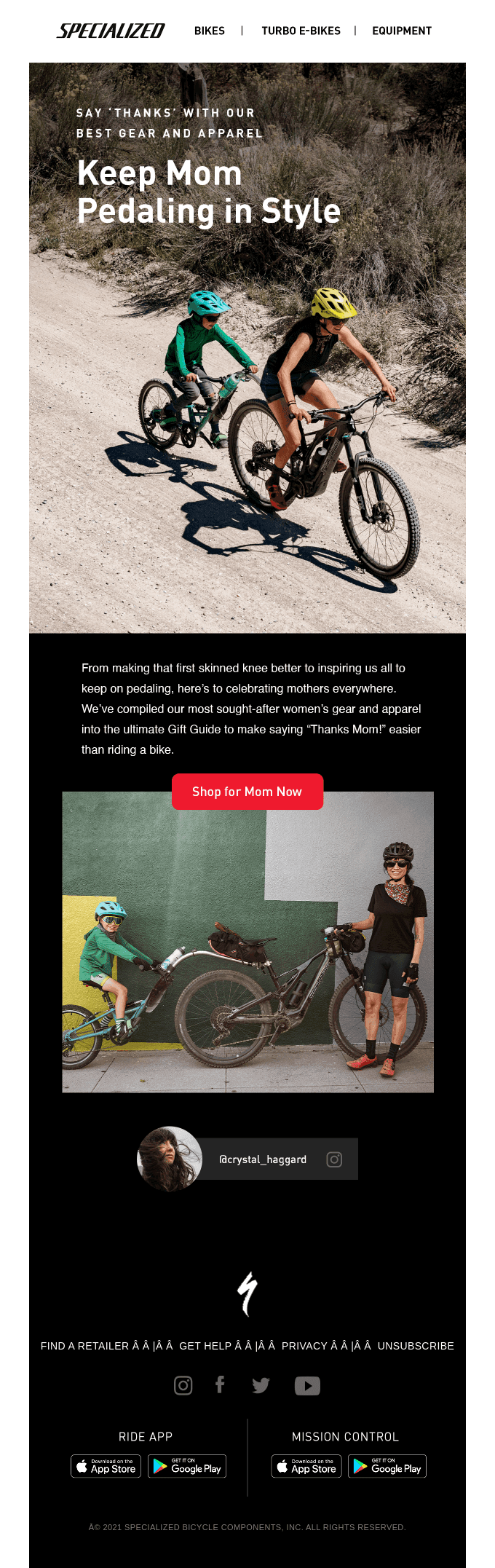 Keep Mom Pedaling in Style