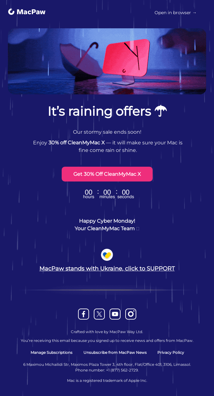 Knock, knock! It’s Cyber Monday 👋